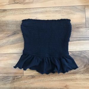 Hollister Blue Tube Top